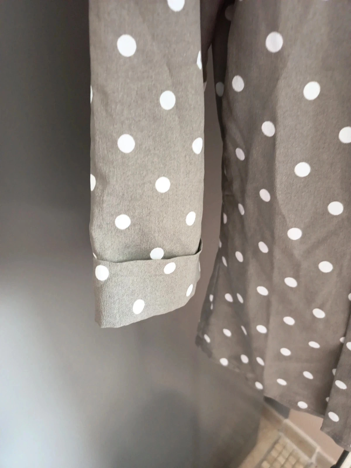 Grijze polka dot blouse H&M – photo 3